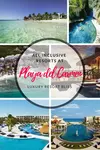 The best Playa Del Carmen All Inclusive Resorts reviewed with a video for each. Find out more about this top Mexico beach vacation destination here.