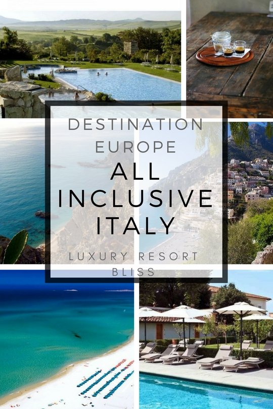 all inclusive trip italy