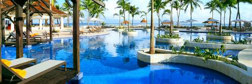 A photo of the pool at Hyatt Ziva Rose Hall All Inclusive Resort