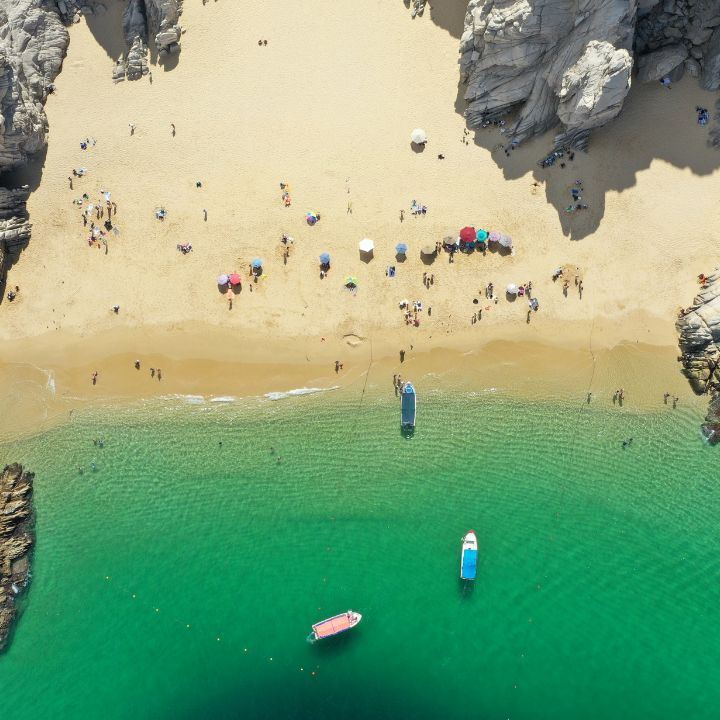 Cabo San Lucas Beach from Above Cabo San Lucas Beach from Above