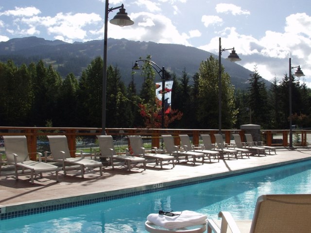 Pool at the Four Seasons Whistler Pool at the Four Seasons Whistler