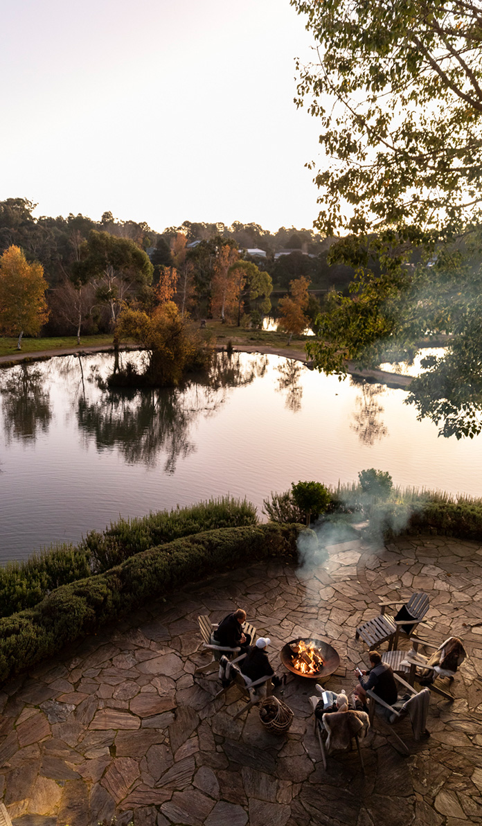 Lake House Daylesford, Victoria Firepit