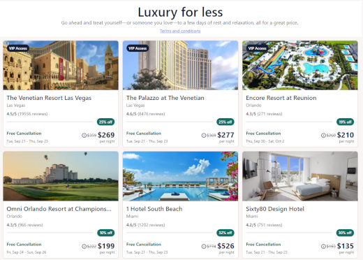 luxury travel discount sites