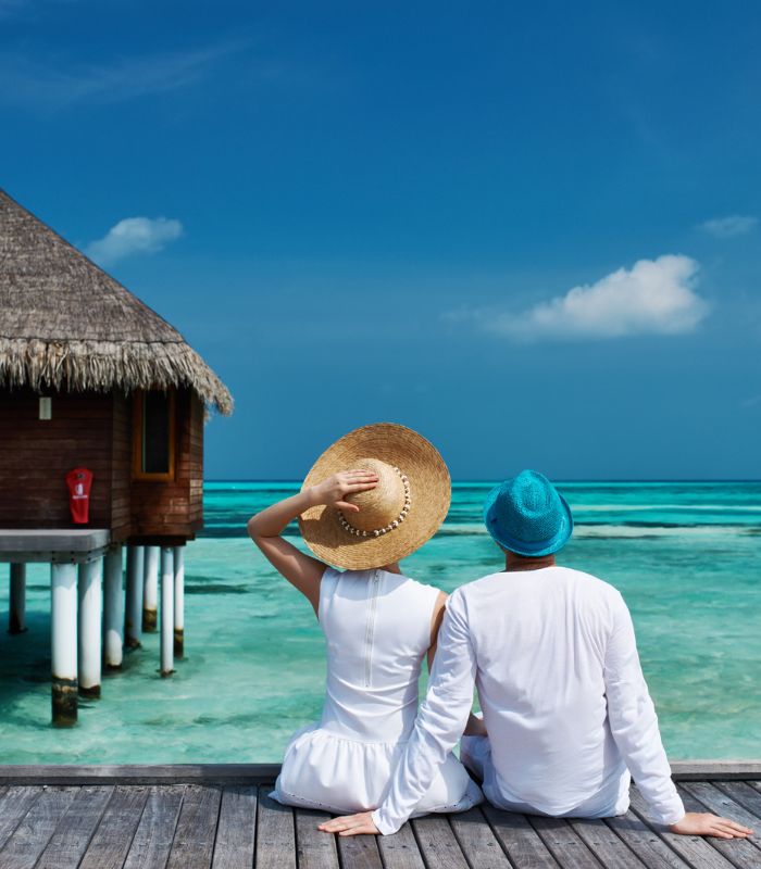 Honeymooning at an all-inclusive resort in the Maldives Honeymooning at an all-inclusive resort in the Maldives