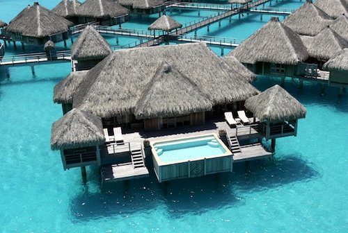 over water bora bora