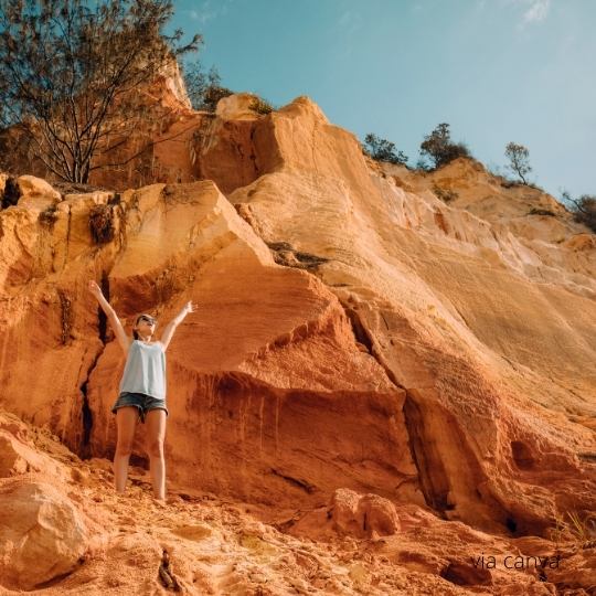 Coloured Sands of Rainbow Beach