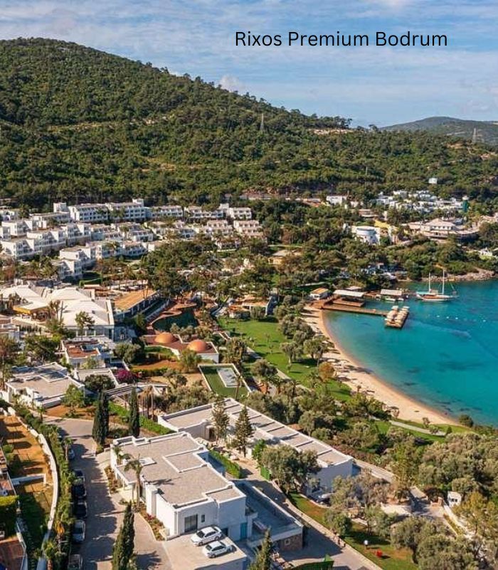 Rixos Premium Bodrum Adult only All Inclsuve Accommodation: 4.5/5 Rooms at Rixos Premium Bodrum are designed to provide comfort and luxury. They offer a stylish decor and come equipped with amenities such as air conditioning, mini-bars, and flat-screen TVs. Many rooms boast breathtaking sea views, and some higher-end suites include private pools. However, guests should note that the resort's sprawling nature means that some rooms can be a distance from the main facilities.  Amenities: 5/5 The resort is packed with a wide array of amenities. It has several restaurants and bars offering a range of dining options, from buffet-style to a la carte, with a mix of local and international cuisines. The wellness facilities include a fitness center, a spa offering a variety of treatments, and a Turkish bath. Outdoor amenities include a large swimming pool, tennis courts, and water sports activities at the beach. A mini club with a range of activities is also available for children.