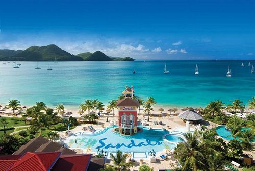 Sandals - See their three resorts in St. Lucia