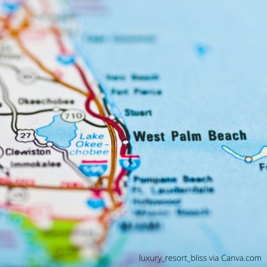 Palm Beach Map